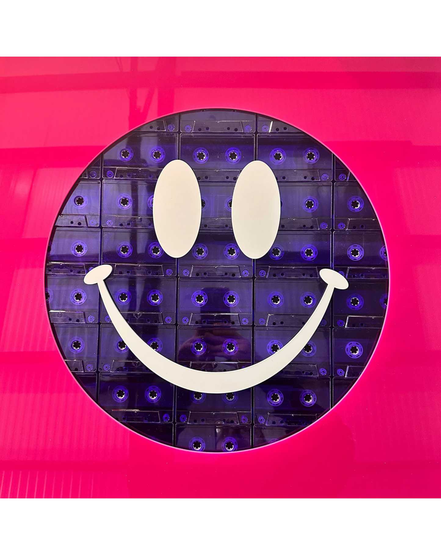 Cassette Face Pink and Purple