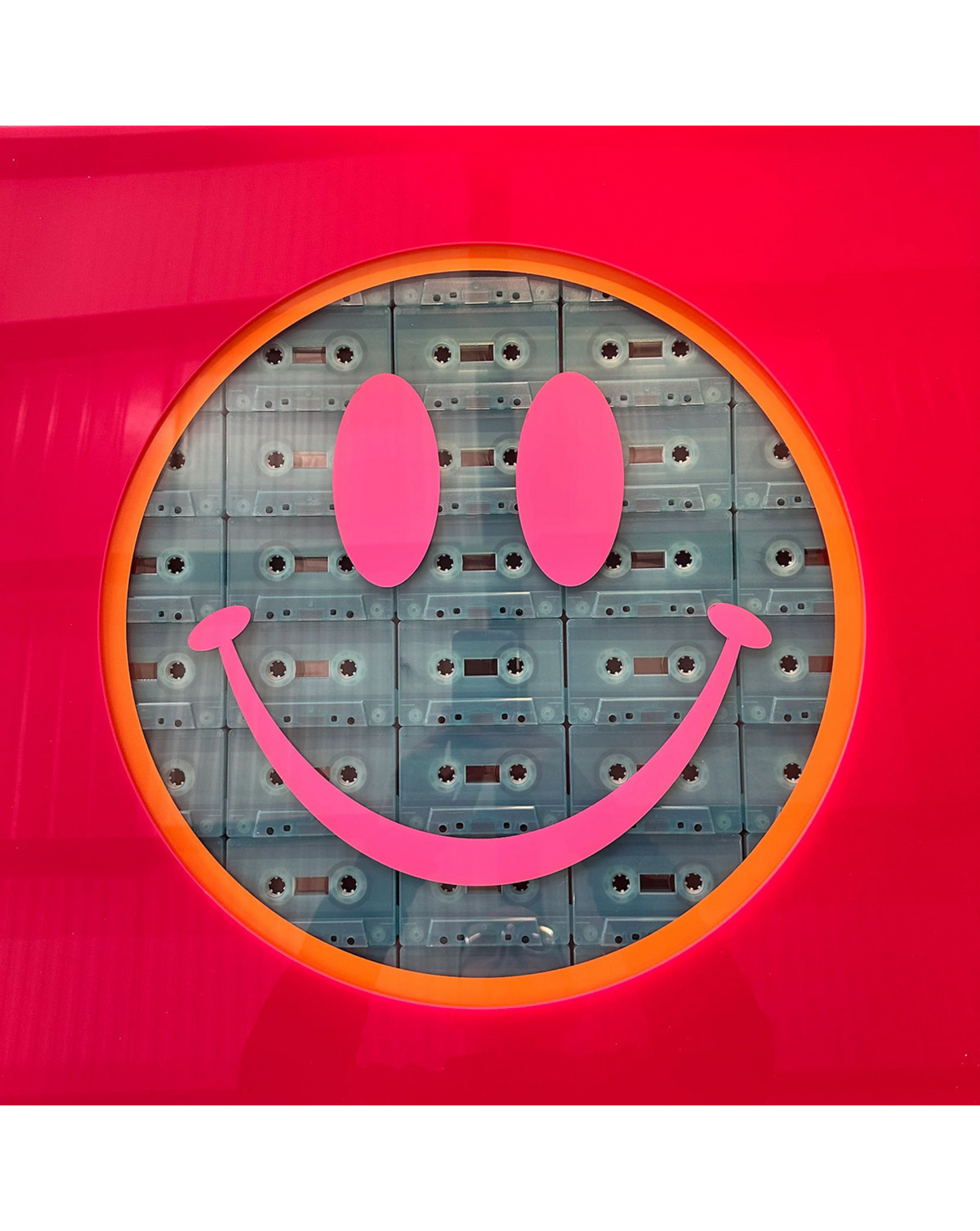 Cassette Face Pink and Frosted Blue