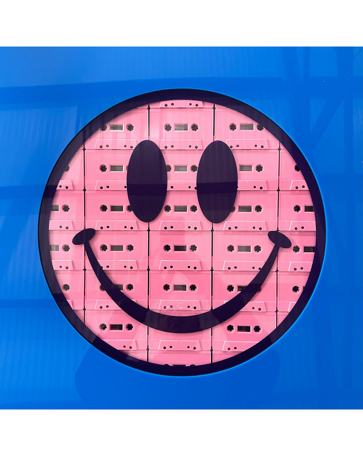 Cassette Face Blue and Pink