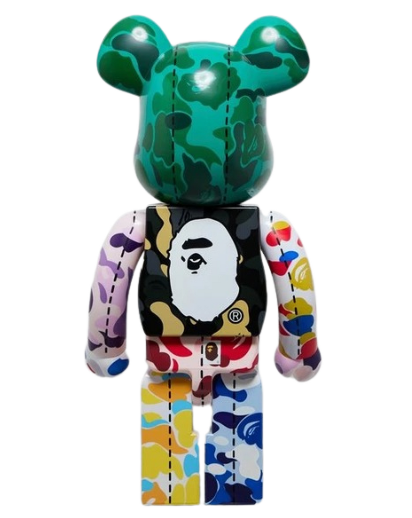 BAPE 28th Anniversary Camo #4 x Bearbrick 1000%
