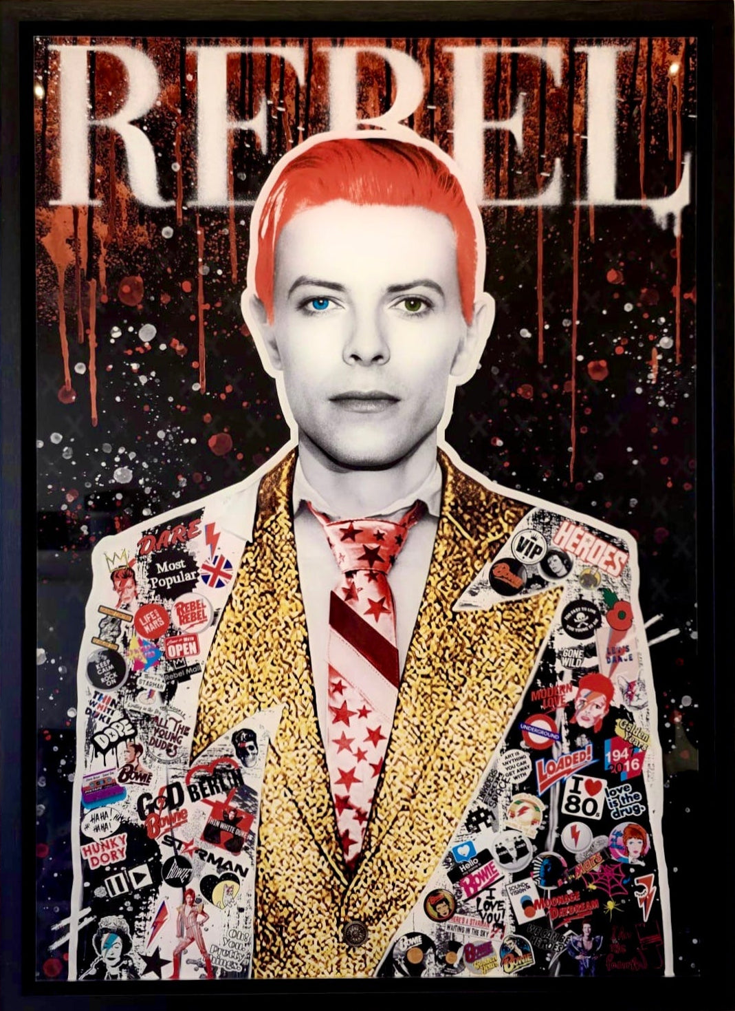 David Bowie Large Framed