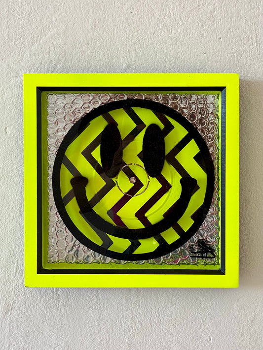 Junior Acid Vinyl Junkie - Neon Zig Zag 1