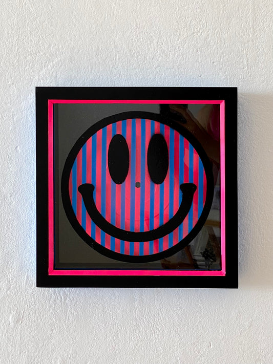 Junior Acid Vinyl Junkie - Pink and blue stripes