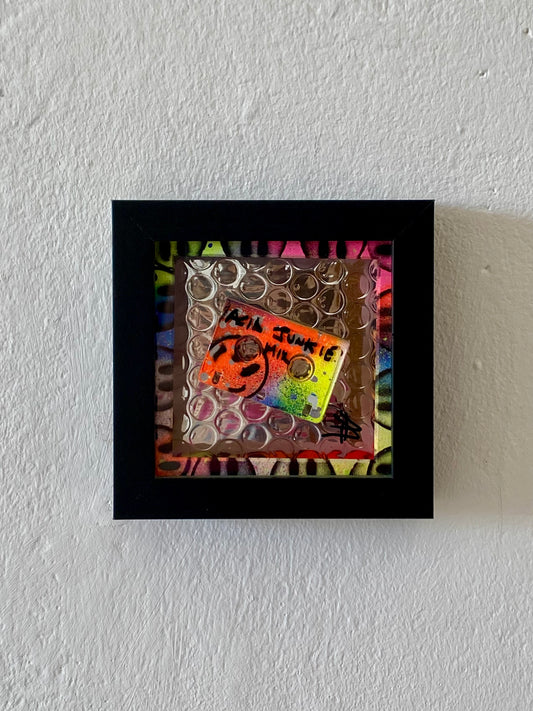 Mini Acid Vinyl Junkie Multi Colour Tape