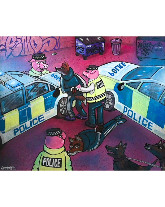 All Cops Are B*****ds on canvas