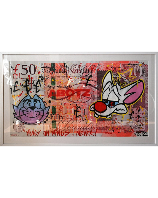 £50 XXL Note framed