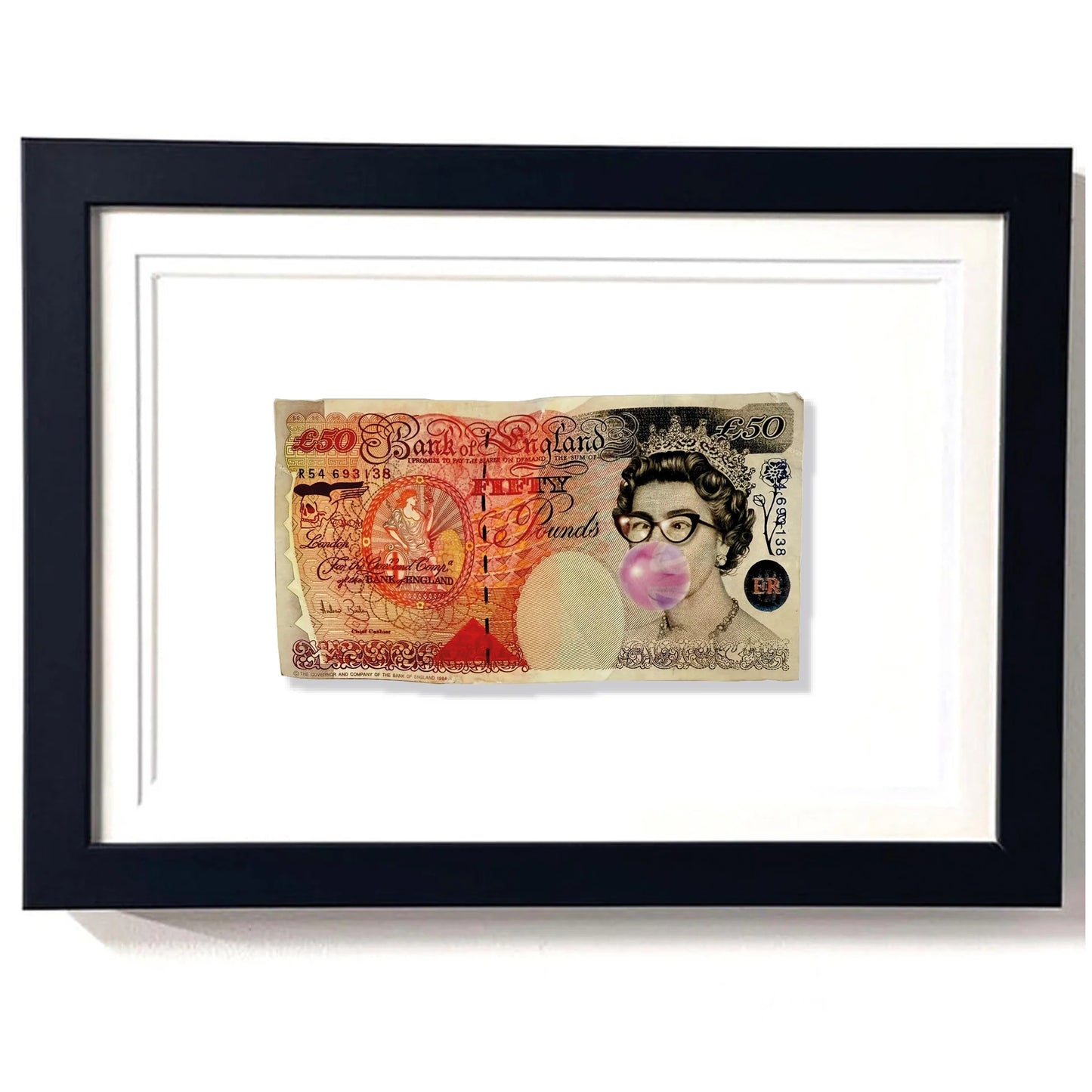 The bubbles burst £50